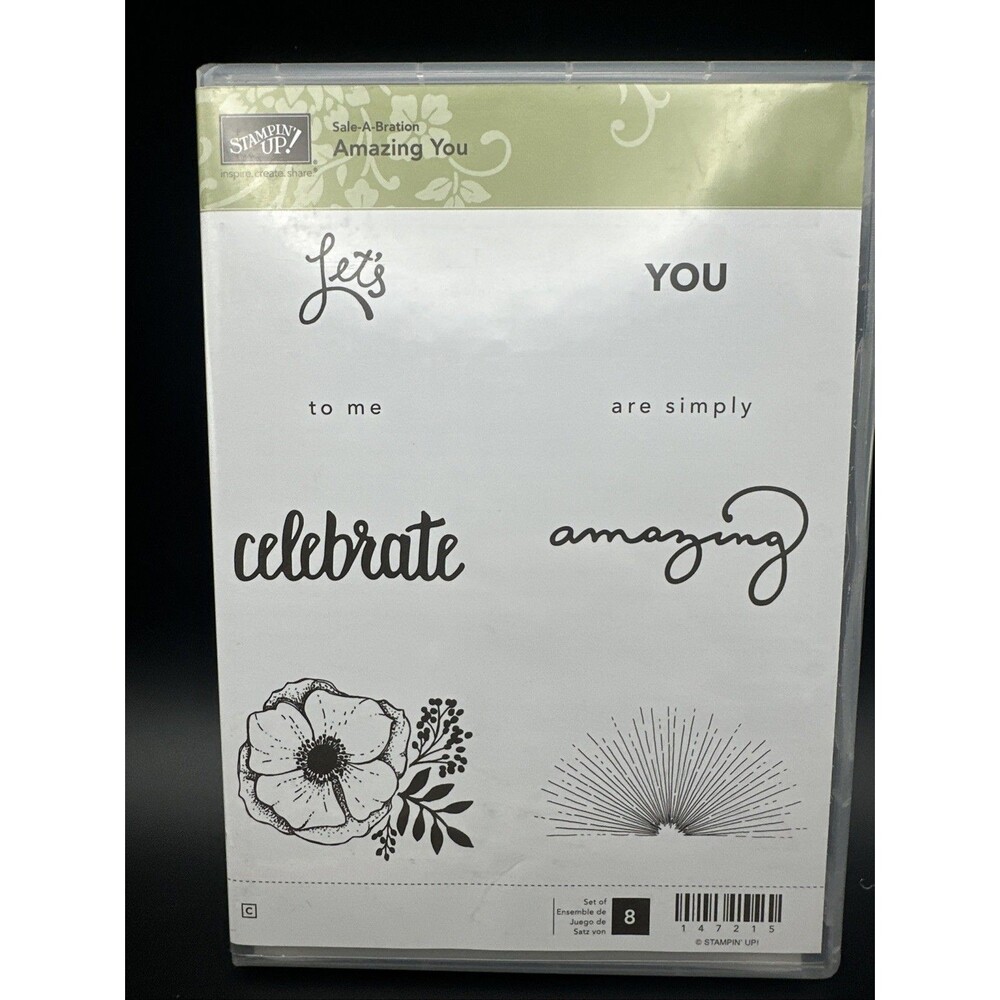 Amazing You stamp Set From Stampin up Celebrate Amazing you Floral